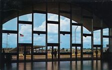 New Airport Terminal Main Entrance in Atlanta, Georgia 1961 posted postcard picture