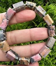 Amazing Rhodonite Quartz Bracelet @PAK. 182 Ct Stretchable. picture
