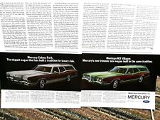 1971 Mercury Colony Park Montego MX Villager Car Original Print Ad vintage picture