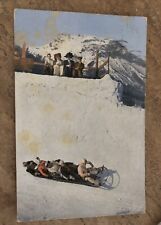 1911 Postcard: BOBSLED (Bobsleigh Rennen): Winter Sports picture