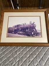 Vintage Grand Canyon Railroad Train Framed  Excellent Condition picture