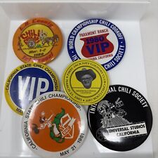 VTG Chili Cookoff World Championship California LA County 1980s Universal 6 set picture