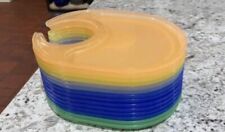 14 Vintage Tupperware Party Plates  picture