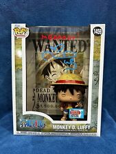 Monkey D Luffy Wanted Poster Funko Signed By Colleen Clinkenbeard picture