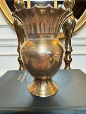 Mcm Brass Ruffle Top Vase picture