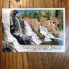 Vintage Lower Gooseberry Falls State Park Minnesota MN Postcard Picture waterfal picture