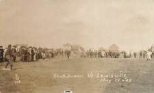 1909 RPPC Baseball Game South Branch vs Lewisville NJ New Jersey Real Photo P308 picture