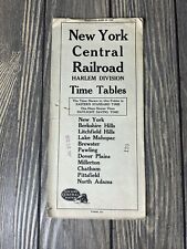 Vintage June 15 1938 New York Central Harlem Division Time Table A1 picture