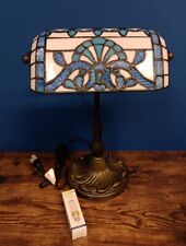 Tiffany Style Bankers Table Lamp Stained Glass Piano Desk  W/bulb picture