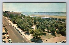 Memphis TN-Tennessee, Confederate Park, Mississippi River, Vintage Postcard picture