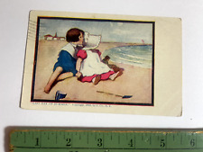 ANTIQUE 1905 Last Day of Summer Postcard Posted 1908 | P437 picture