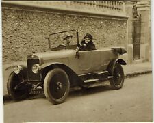 AUTOMOBILE Circa 1900-1920 Car Couple - Legend on the Back to Decipher picture