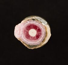 Rhodochrosite Stalactite Slice Polished Pink Jewelry Argentina 16mm 4g C0879 picture
