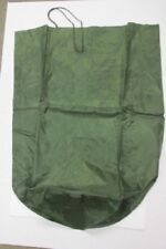 US Military Waterproof Wet Weather Clothing Bag Heavy Rubber Bonded Nylon VGC picture