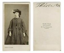 CDV Vintage Photographs NUMA FILS - Alice Theric, French Actress c.1864 picture