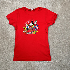 A Cast Exclusive Mickey Mouse Red T-Shirt Women's Size Medium Magic Happens picture