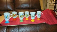 Vintage 60s Fred Roberts Backyard Bird Mugs Handpainted Japan Perfect Cond. picture