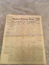 Farewell To M Rosengolz Eastern Norwich News June 3 1927 Original Newspaper  picture
