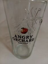 Angry Orchard Hard Cider Pint Beer Glass Three D Tree Apple In Bottom picture