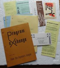 Circa 1965 Program Exchange Folder from The Laymen's League  picture