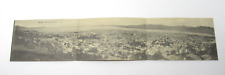 Smyrna Turkey Panoramic Postcard c1910 Birdseye View of Town and Aegean Sea picture