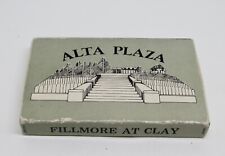 Alta Plaza Gay Bar Restaurant SAN FRANCISCO California Fillmore at Clay Matchbox picture