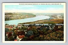 Ashland KY-Kentucky, Aerial Tri State Showing Town, Antique, Vintage Postcard picture