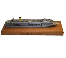 Metal Cruise Ship Ocean Liner Desk Top Model  Costa Mediterranea - Made In Italy picture