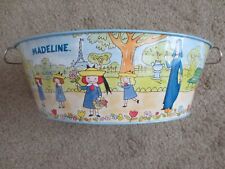 1998 Madeline Characters Schylling Oval Tin Toys Basket Litho, Ludwig Bemelmans  picture