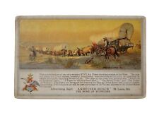 1912 Anheuser Busch Budweiser Advertising Postcard Bomar Stamp Worthington IN  picture