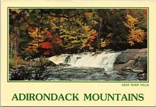 Postcard NY Adirondack Mountains - Deer River Falls picture