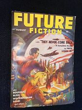 Future Fiction (Future Science Fiction) 1941 August.   Pulp￼ picture