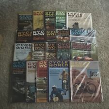 Vintage Motorcycle Magazine Lot of 20 - Cycle World [1967-1969] picture