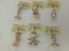 Vintage Looney Tunes Pencil Sharpeners Warner Brothers Lot Of 6 NOS picture