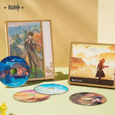NEW Genshin Impact Official 《Jade Moon Upon a Sea of Clouds》Liyue OST CD Set Box picture