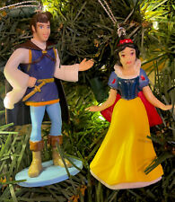 2ct 2023 Snow White & Prince Charming Christmas Tree Ornaments Disneyland New picture