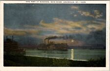 Louisville Kentucky View of Ohio River at Sundown Postcard T15 picture