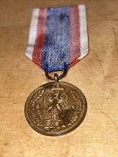 POLAND.MEDAL IN THE LONG SERVICE OF NATION,X YEARS BRONZE 3rd CLAS 32mm picture