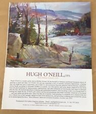 Hugh O’Neill gallery exhibition ad 2013 vintage art magazine print Ireland picture