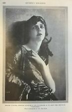 1918 Vintage Magazine Illustration Dancer Desiree Lubovska picture