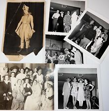 Antique Halloween Photo Lot Of 6 picture