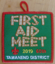 BSA 60th  2019 FIRST AID MEET   TAMANEND DISTRICT     WCC picture