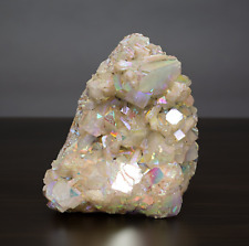 White Angel Aura Quartz Cluster Healing Spirit Minerals Specimen - 865 Grams picture