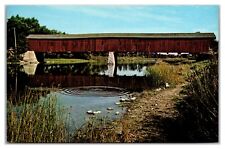 Covered Bridge At West Montrose, Elmira, Ontario Postcard picture
