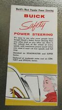 1957 BUICK World's Most Popular Power Steering Dealership Brochure CLEAN Look picture