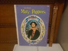 Vintage Walt Disney's Mary Poppins Golden Press Book Julie Andrews Van Dyke 1964 picture