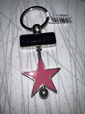 VINTAGE STAR SHAPED HOLLYWOOD CALIFORNIA CA SOUVENIR METAL KEYRING KEY CHAIN picture