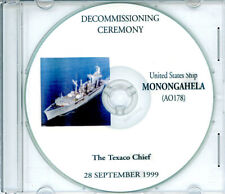 USS Monongahela AO 178 Decommissioning Program 1999 on CD Navy Veterans picture