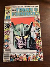 TRANSFORMERS #22 • (Marvel, 1986) NEWSSTAND - 25th Anniversary cover • picture