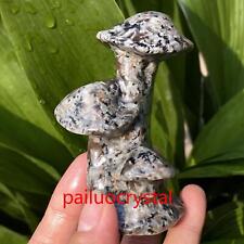 1pc Natural Yooperite Flame's Stone Mushroom Tree Quartz Crystal Skull Reiki 3